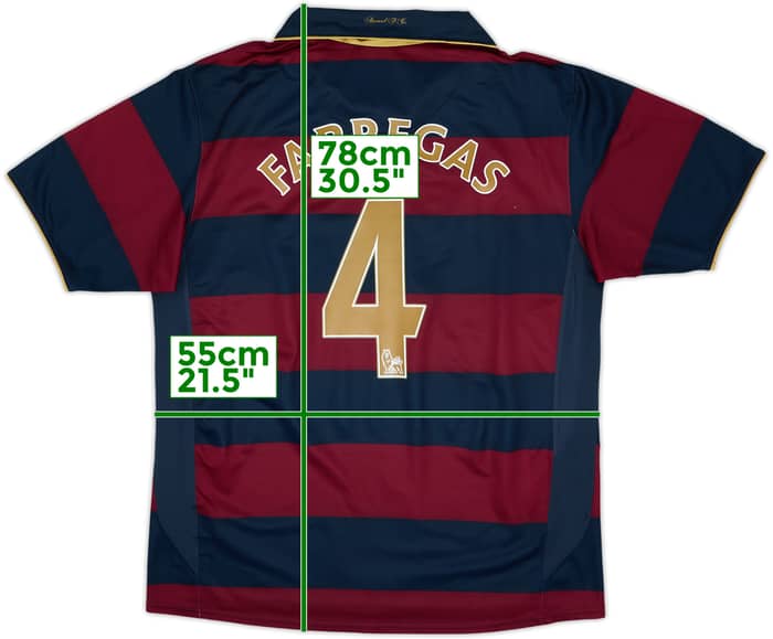 2007-08 Arsenal Third Shirt Fabregas #4 - 6/10 - (L)