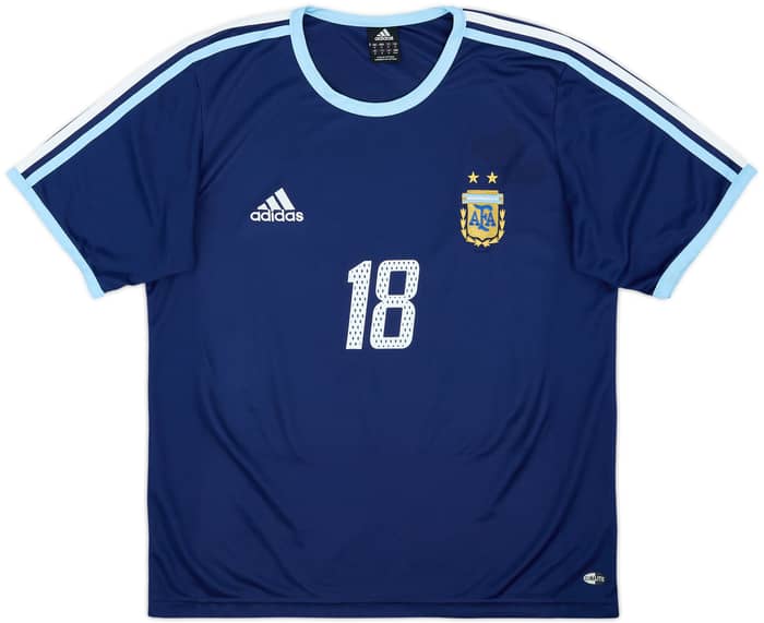 2004-05 Argentina Basic Away Shirt Messi #18 - 7/10 - (M)