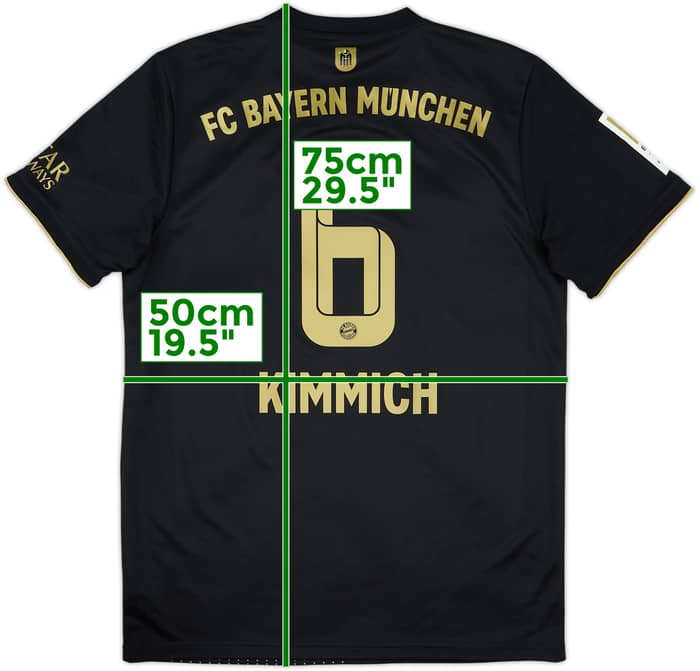 2021-22 Bayern Munich Maillot extérieur Kimmich #6 - 9/10 - (M)