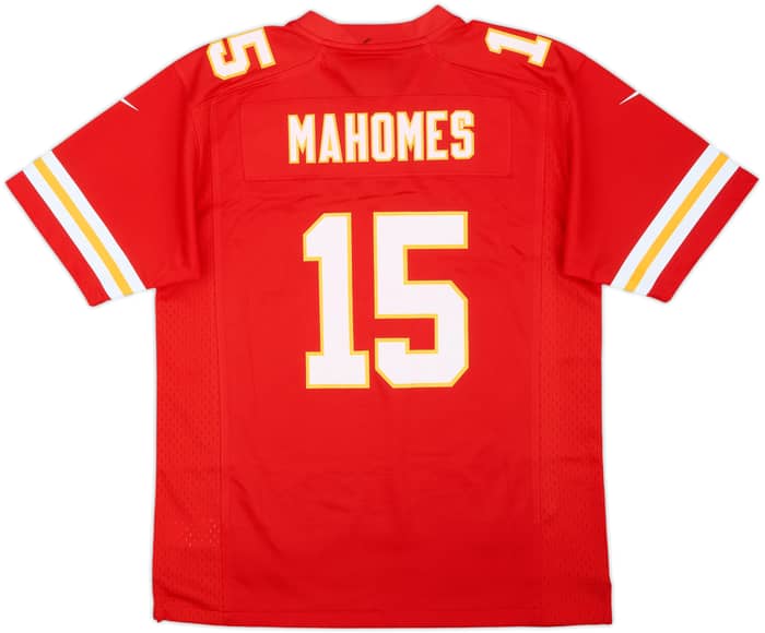 2017-25 Kansas City Chiefs Mahomes #15 Nike Game Home Jersey (13-14 Years)