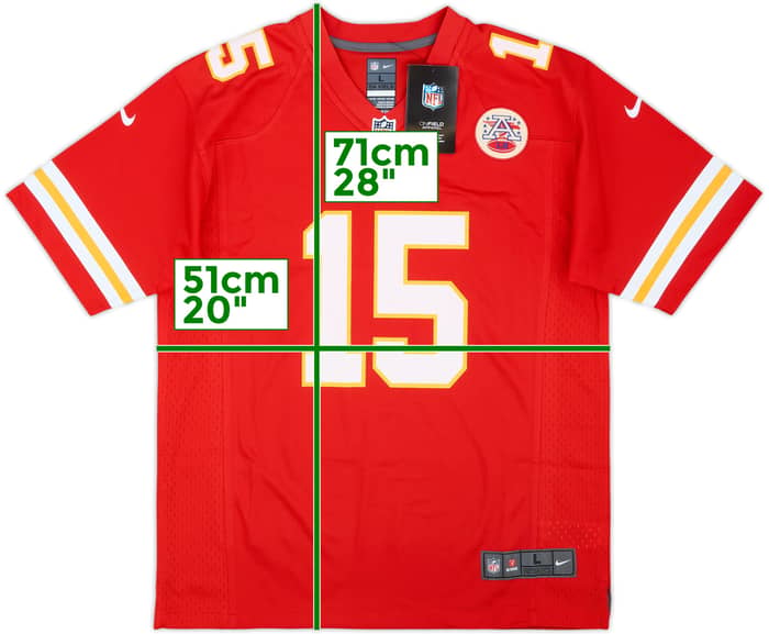 2017-25 Kansas City Chiefs Mahomes #15 Nike Game Home Jersey (13-14 Years)