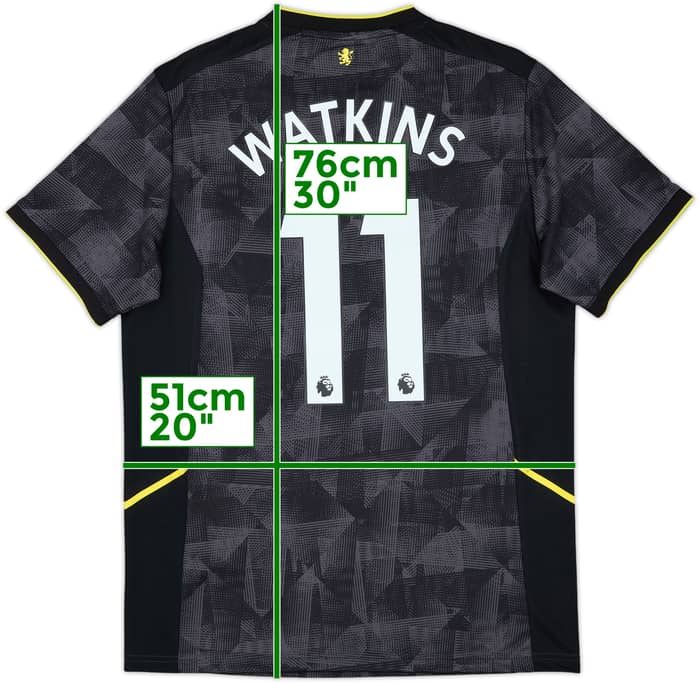 2022-23 Aston Villa Third Shirt Watkins #11 - 8/10 - (M)