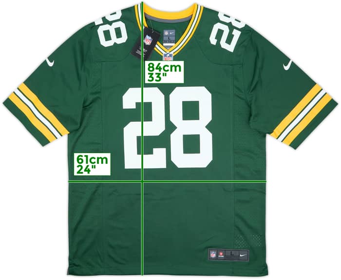 2020-24 Green Bay Packers Dillon #28 Nike Game Home Jersey (L)