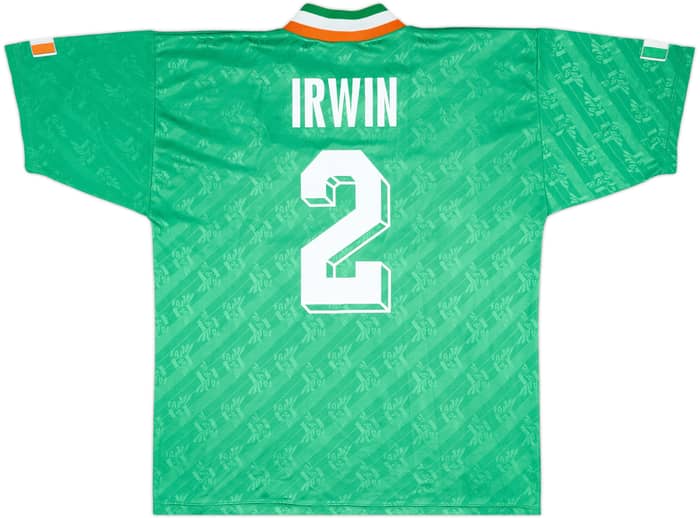 1994 Ireland Home Shirt Irwin #2 - 7/10 - (XL)