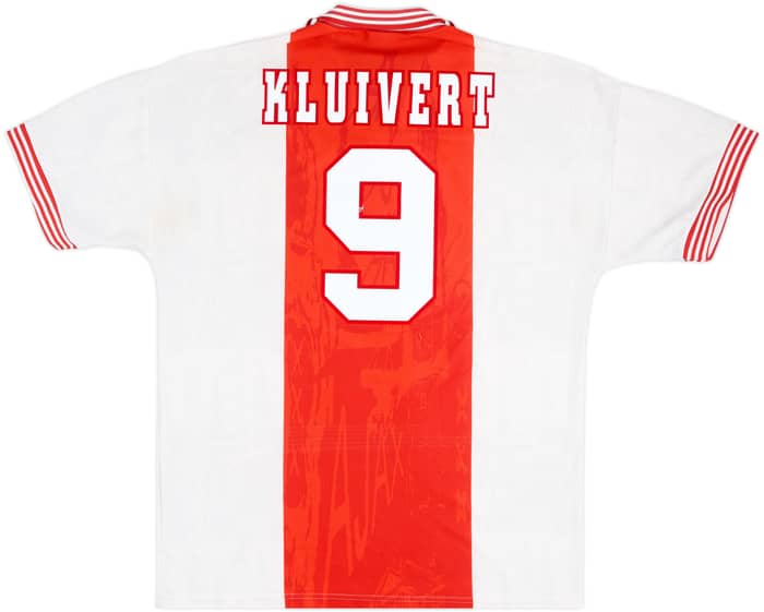 1996-97 Ajax Home Shirt Kluivert #9 - 8/10 - (XL)