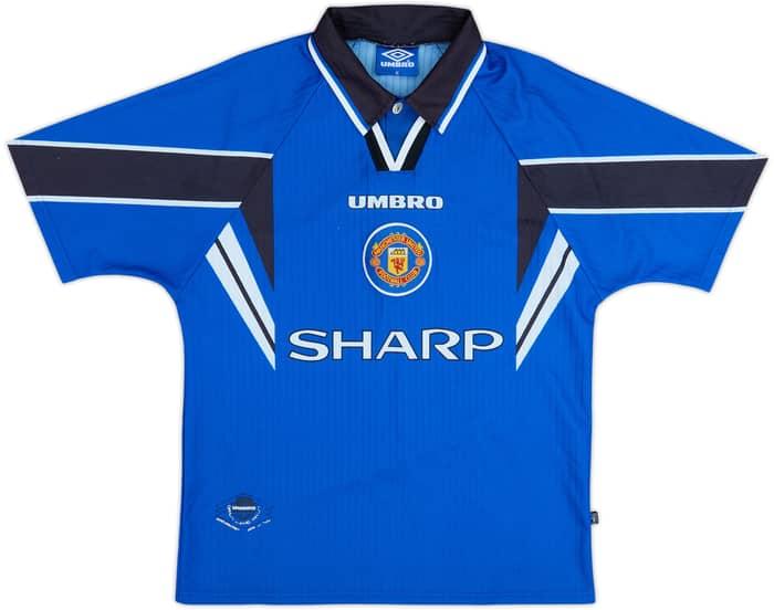 1996-98 Manchester United Third Shirt Cantona #7 - 8/10 - (M)