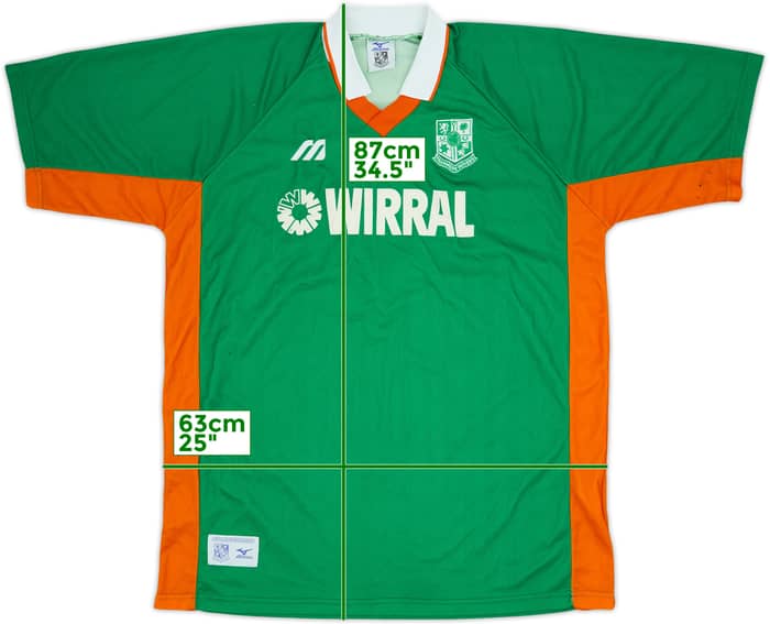 1998-99 Tranmere Away Shirt #8 - 7/10 - (XL)