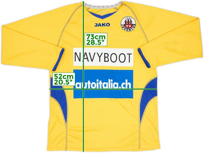2005-06 Young Fellows Juventus Away L/S Shirt #17 - 8/10 - (L)