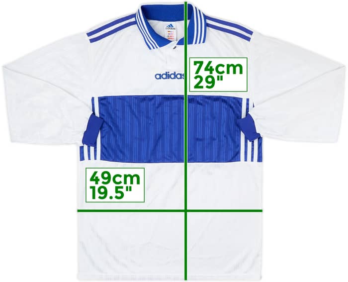 1990s adidas Template L/S Shirt (Macclesfield) #14 - 9/10 - (M)