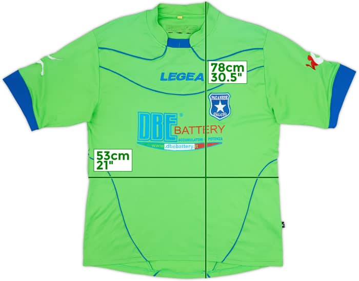 2014-15 Paganese Youth Match Issue Third Shirt #7