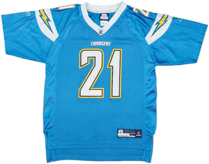 2007 San Diego Chargers Tomlinson #21 Reebok On Field Alternate Jersey - 8/10 - (L.Boys)