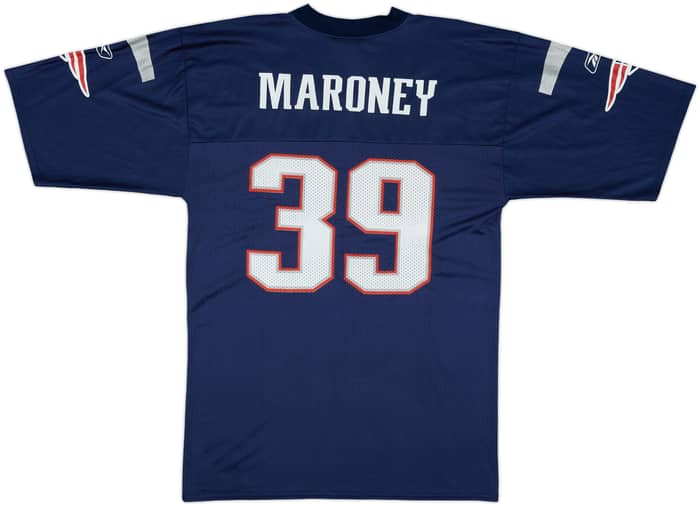 2007 New England Patriots Maroney #39 Reebok Replica Home Jersey - 5/10 - (M)