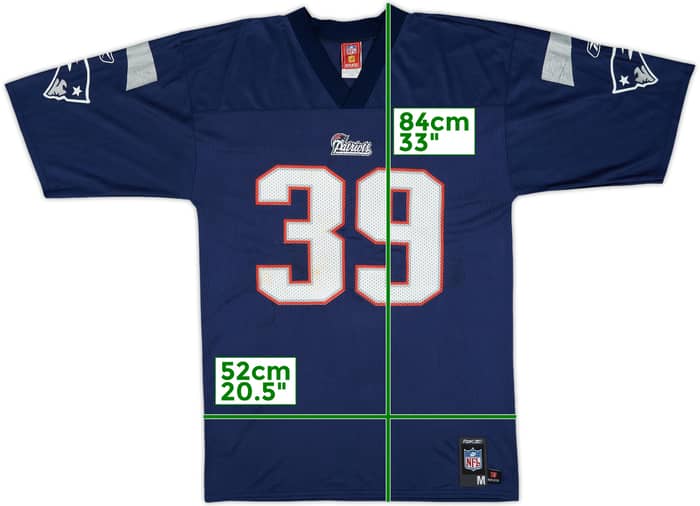 2007 New England Patriots Maroney #39 Reebok Replica Home Jersey - 5/10 - (M)