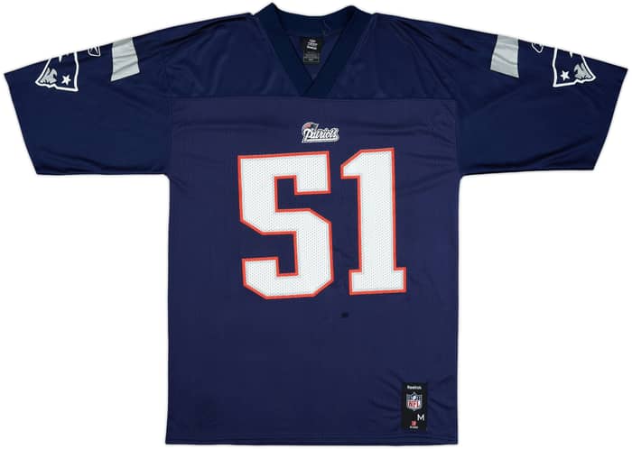 2008-11 New England Patriots Mayo #51 Reebok Replica Home Jersey - 7/10 - (M)