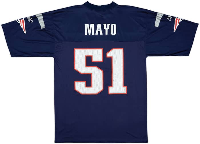 2008-11 New England Patriots Mayo #51 Reebok Replica Home Jersey - 7/10 - (M)