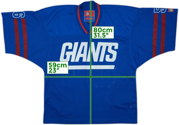 1991 New York Giants #56 Campri Teamline Jersey - 8/10 - (L)