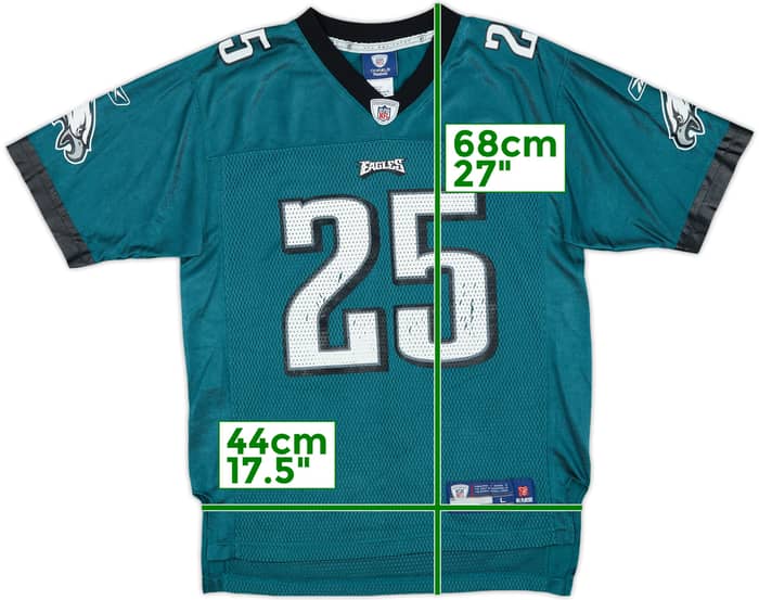 2010-11 Philadelphia Eagles McCoy #25 Reebok On Field Home Jersey - 5/10 - (L.Boys)