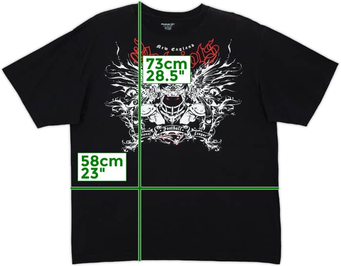 2005-06 New England Patriots Reebok Graphic Tee - 7/10 - (L)