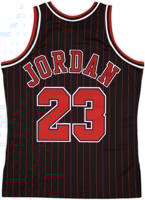 1995-96 Chicago Bulls Jordan #23 Mitchell & Ness Authentic Alternate Jersey (L)