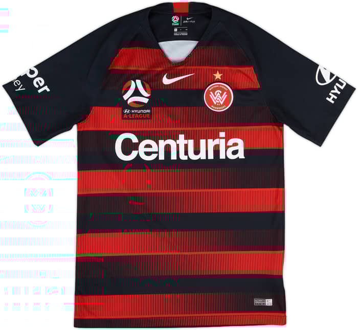 2018-19 Western Sydney Wanderers Home Shirt - 9/10 - (S)