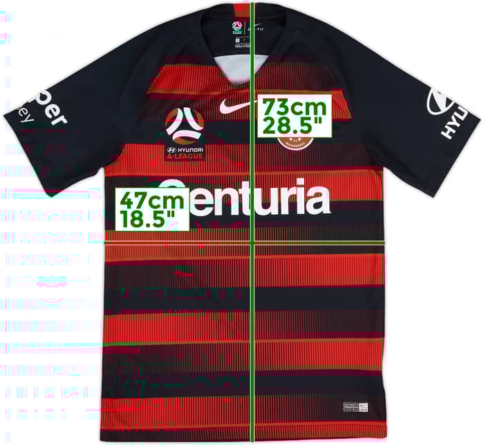 2018-19 Western Sydney Wanderers Home Shirt - 9/10 - (S)