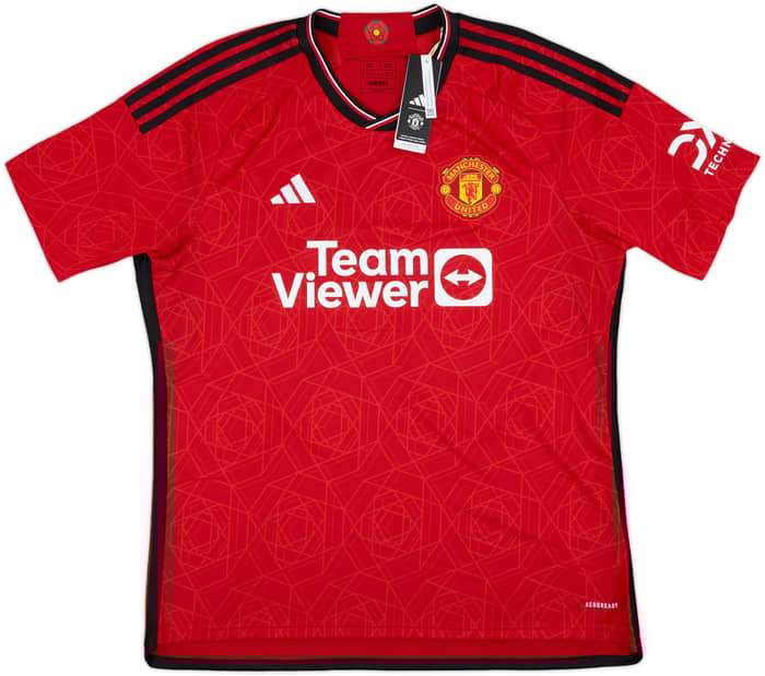 2023-24 Manchester United Home Shirt Evans #35 (XL)