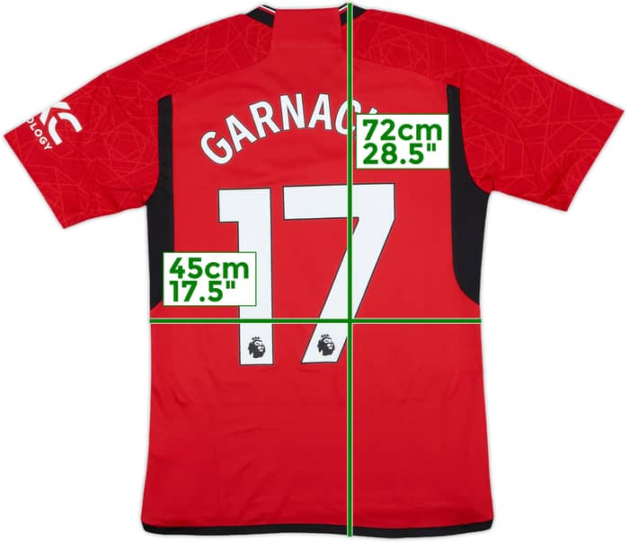 2023-24 Manchester United Home Shirt Garnacho #17 (S)