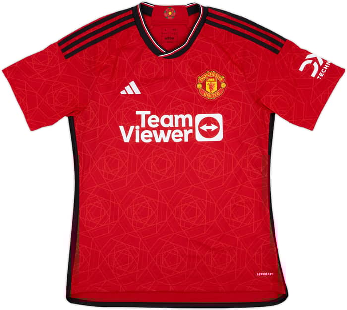 2023-24 Manchester United Home Shirt Martinez #6 - 10/10 - (L)