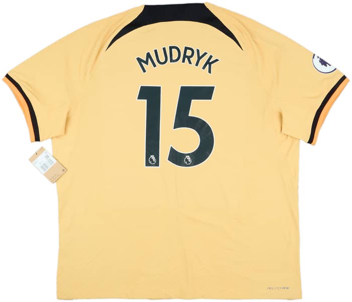 2022-23 Chelsea Authentic Third Shirt Mudryk #15 (3XL)