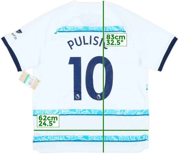 2022-23 Chelsea Away Shirt Pulisic #10 (XL)