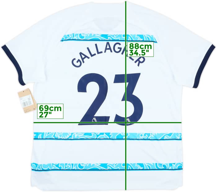 2022-23 Chelsea Away Shirt Gallagher #23 (XXL)