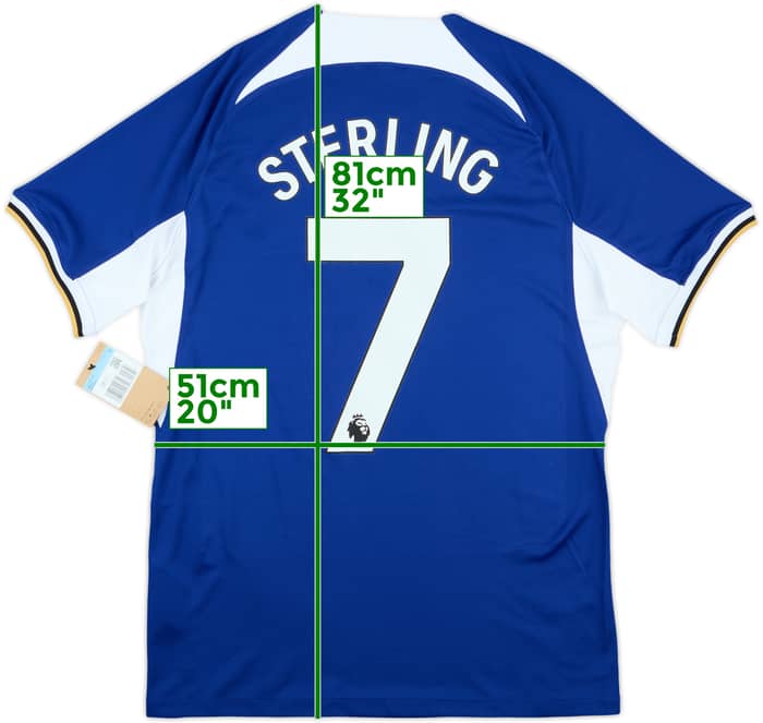 2023-24 Chelsea Home Shirt Sterling #7 (M)