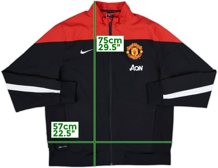 2014-15 Manchester United Nike Track Jacket - 10/10 - (L)