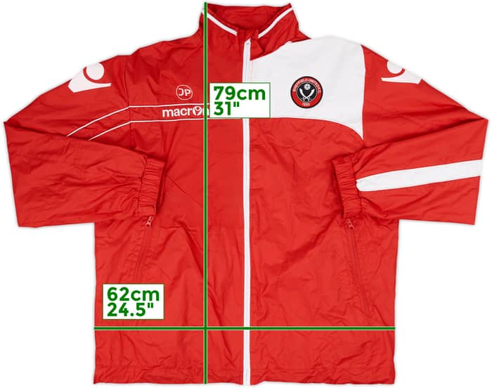 2011-12 Sheffield United Staff Issue Macron Rain Jacket JP - 6/10 - (XL)