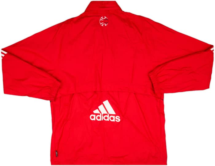2007-08 Liverpool adidas Hooded Rain Jacket - 7/10 - (L)