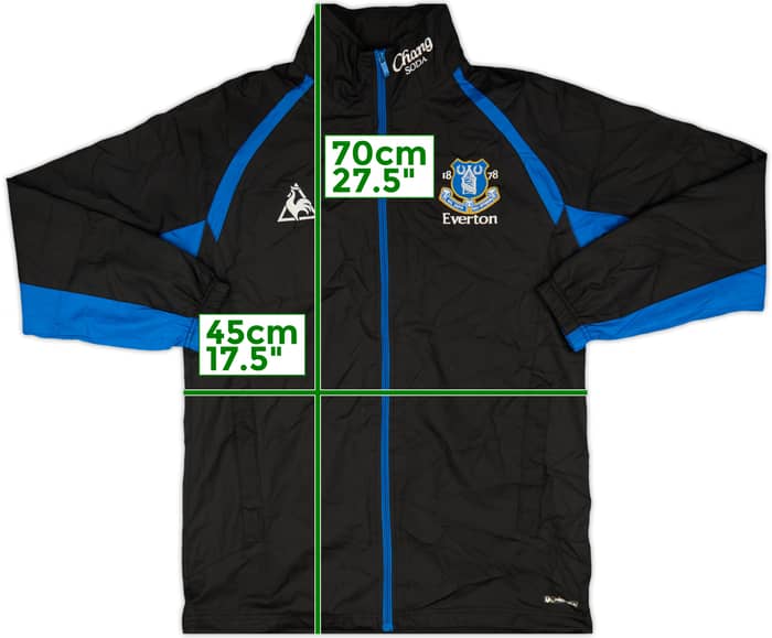 2009-10 Everton Le Coq Sportif Hooded Rain Jacket - 6/10 - (M)
