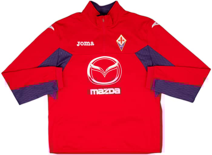 2012-13 Fiorentina Joma 1/4 Zip Drill Top - 8/10 - (XL)