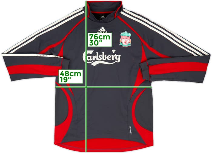 2006-07 Liverpool adidas Formotion Drill Top - 6/10 - (L/XL)