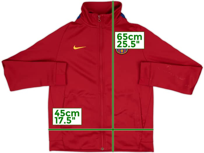 2017-18 Barcelona Nike Track Jacket - 6/10 - (XL.Boys)
