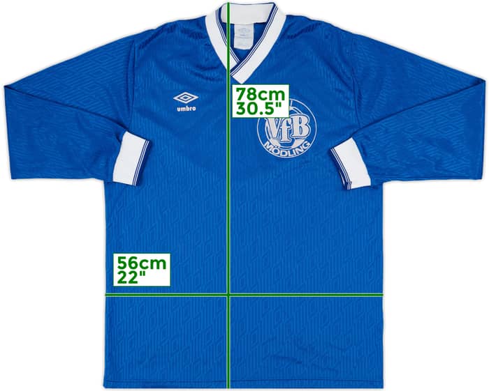 1990s adidas Template L/S Shirt (VFB Modling) #5 - 8/10 - (XL)