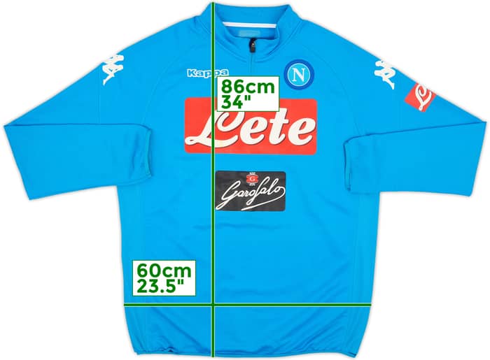 2016-17 Napoli Kappa 1/4 Zip Drill Top - 6/10 - (3XL)