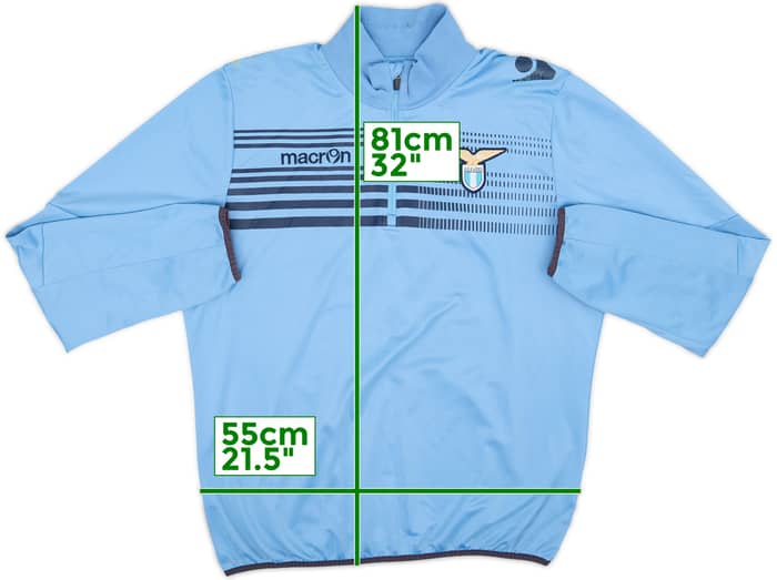2012-13 Lazio Macron 1/4 Zip Drill Top - 5/10 - (XXL)
