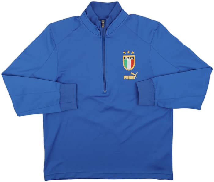 2004-06 Italy Puma 1/2 Zip Drill Top - 8/10 - (L)