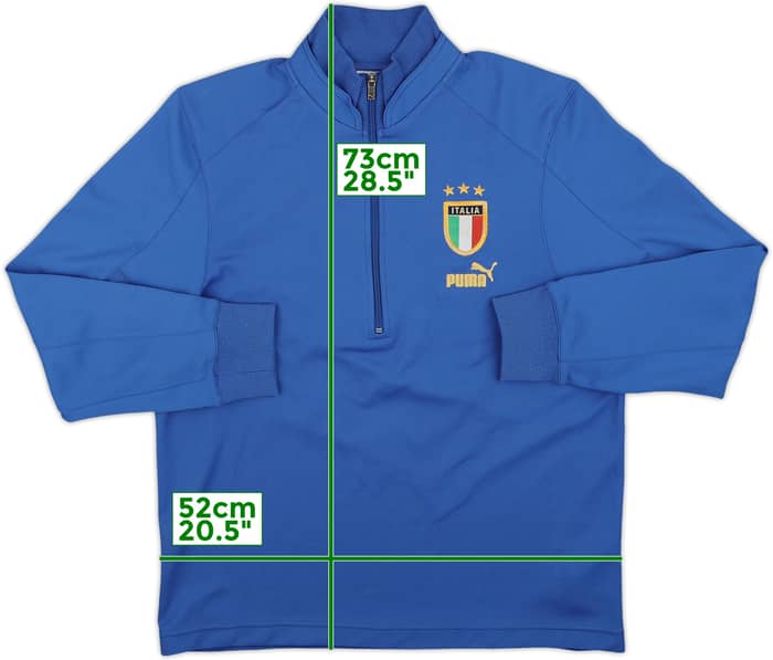 2004-06 Italy Puma 1/2 Zip Drill Top - 8/10 - (L)