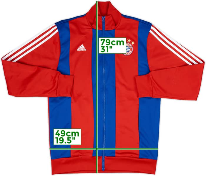 2014-15 Bayern Munich adidas Track Jacket - 8/10 - (M)