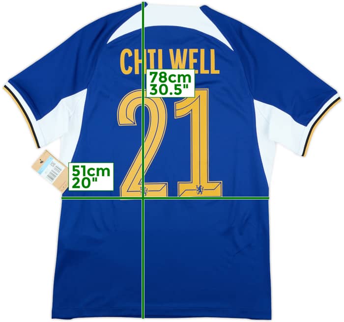 2023-24 Chelsea Home Shirt Chilwell #21 (M)