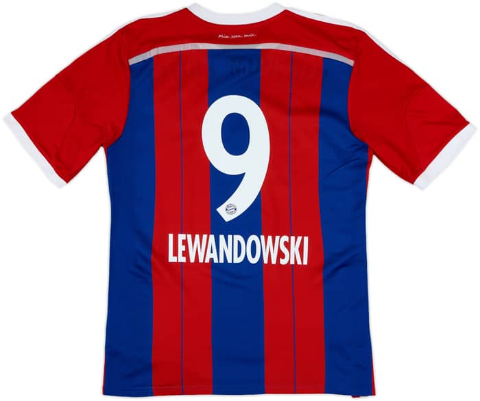 2014-15 Bayern Munich Home Shirt Lewandowski #9 - 5/10 - (L)