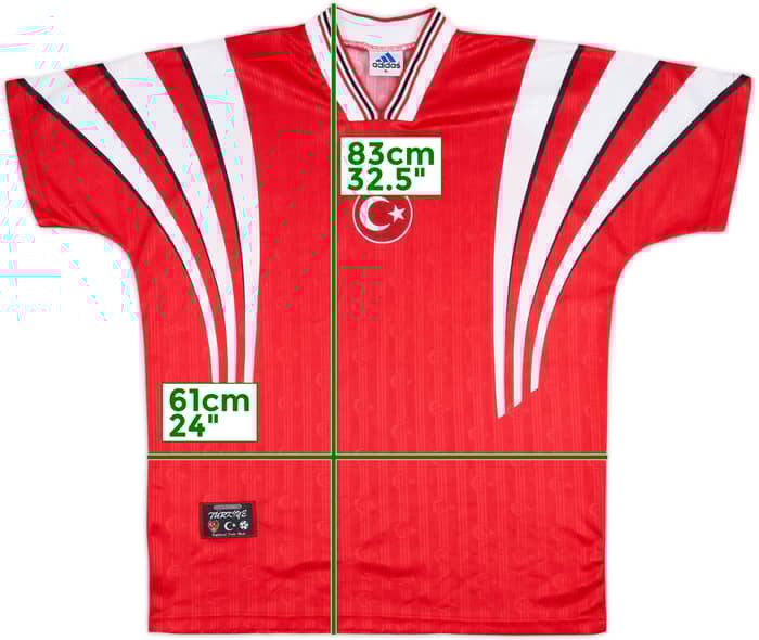 1996-97 Turkey Home Shirt - 7/10 - (XL)