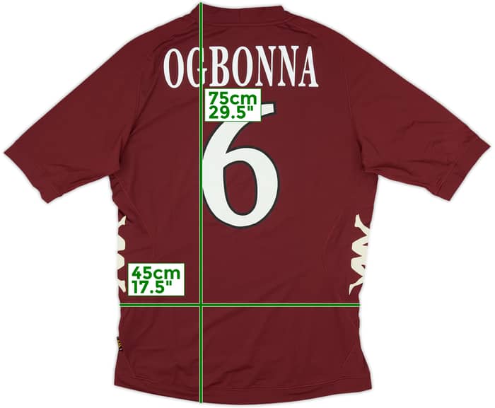 2012-13 Torino Home Shirt Ogbonna #6 - 9/10 - (XXL)