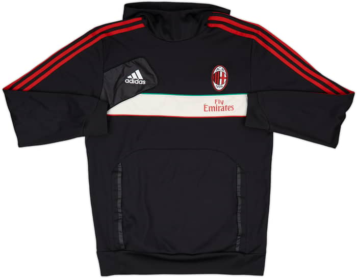 2012-13 AC Milan adidas Hooded Top - 8/10 - (M/L)